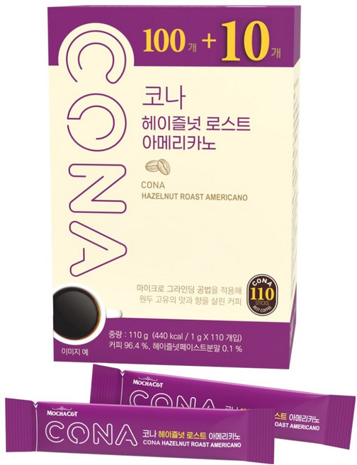 CONA 헤이즐넛 로스트 아메리카노, 1g, 1개, 110개입