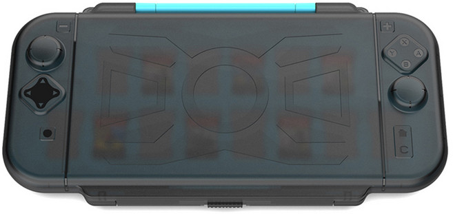 DOBE SWITCH2 保護殼, 透黑 + 藍色, 1個, TNS-51112