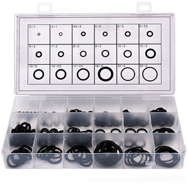 OON 고무 오링 225p 세트 18종, 1세트