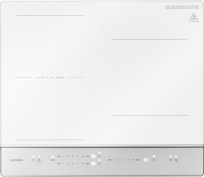 쿠쿠 인덕션 3구 화이트, 빌트인, CIR-E349FW