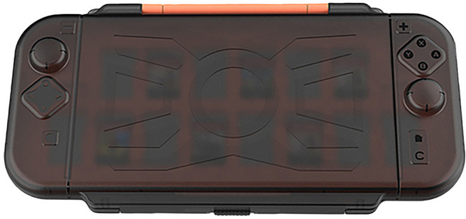 DOBE SWITCH2 保護殼, 透黑 + 橙色, 1個, TNS-51112