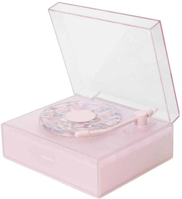 단미 오로라 미니 레트로 감성 무드 블루투스 스피커, 선셋 핑크, DA-MBT01