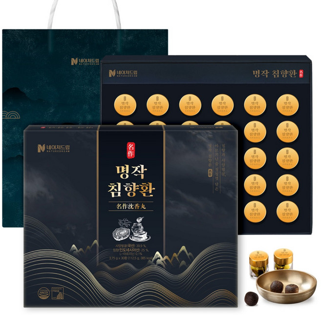 네이처드림 명작 침향환 30p + 쇼핑백, 1개, 112.5g
