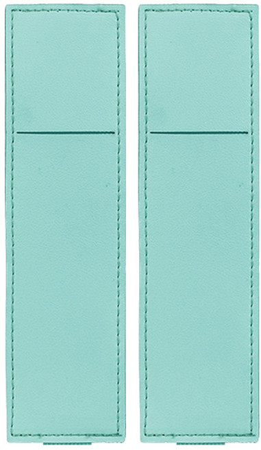 미소로운 다이어리 볼펜 홀더 L 18 x 4.5 x 0.5 cm, 에메랄드, 2개