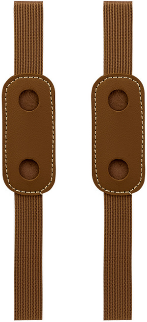 미소로운 다이어리 펜홀더 8 x 3.5 cm, 브라운, 2개