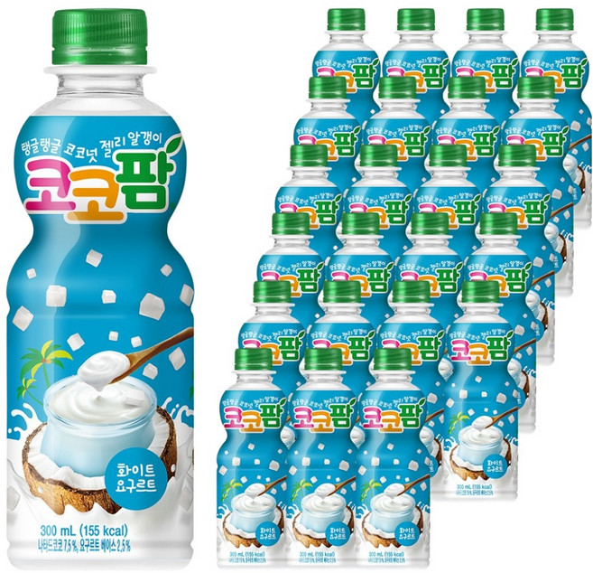 코코팜 화이트 요구르트, 300ml, 24개