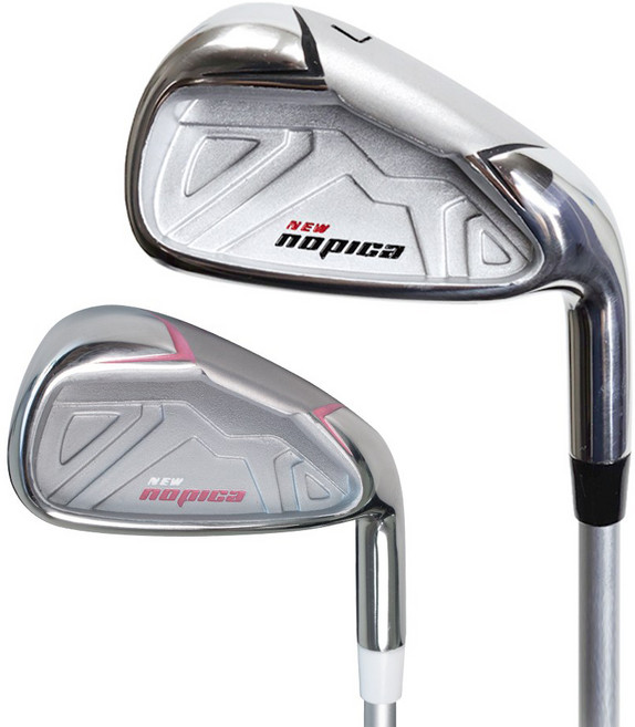 KENICHI 女性用 Nopika 高級型 7號 鐵桿 碳纖維高爾夫球桿, L, 30度, 碳纖維