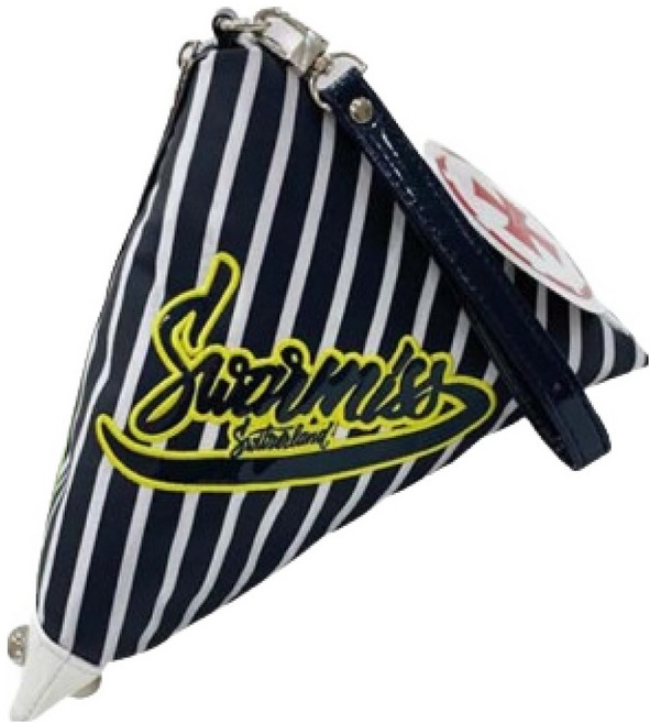 스와르미스 삼각 골프 파우치, 화이트 + 블루