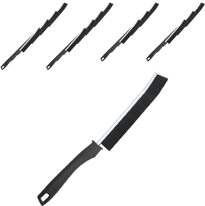 존글로벌 일자형 틈새 세척솔, 블랙, 15개