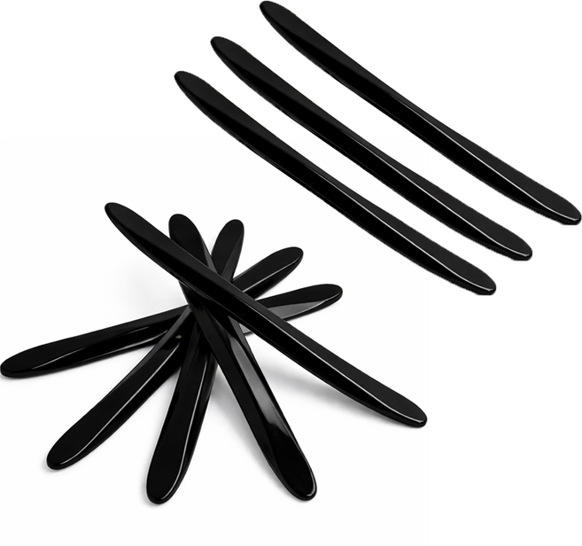 차모아 엣지락 실리콘 도어가드, 8개, 블랙(D212)