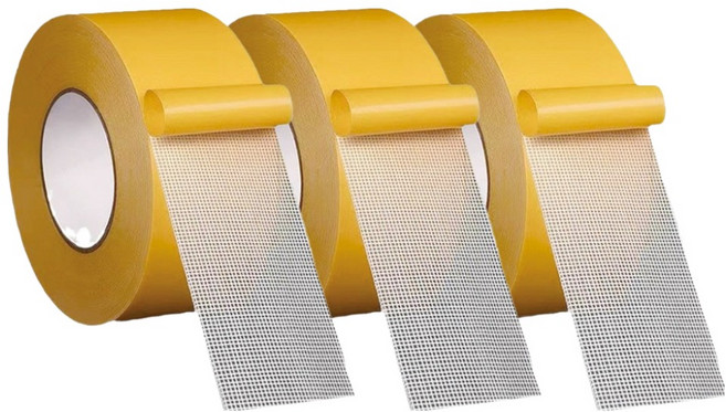 마켓플랜 메시 초강력 자국없는 양면 테이프 3cm x 10m, 3개