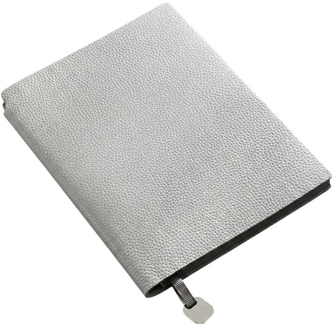 모던앳 A5 가죽 다이어리 노트, 그레이, 1개