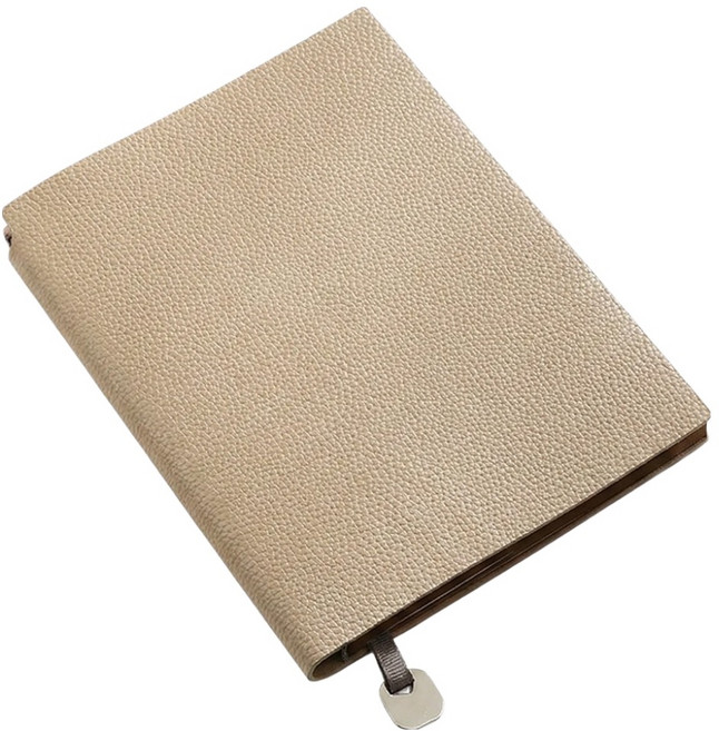 모던앳 A5 가죽 다이어리 노트, 밀크티, 1개