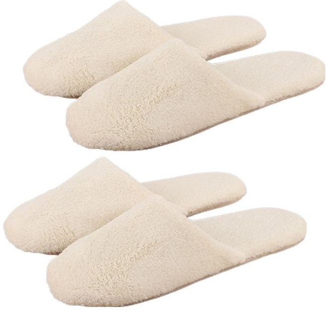 아리코 호텔식 소프트 슬리퍼 FREE 아이보리, 2개