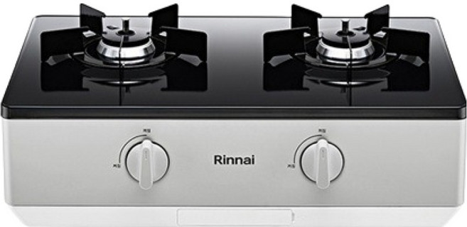 린나이 스탠드형 AA가스레인지 2구 매트 뉴트럴 그레이 방문설치, LPG, RTR-A2420GJ