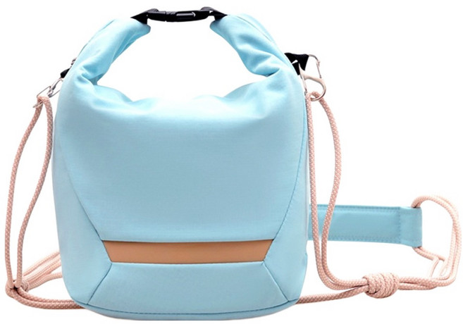 VENTOSA 日常斜背相機像素包, 天空藍, 1個