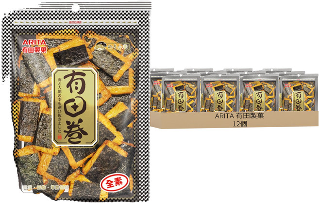 ARITA 有田製果 海苔卷, 70g, 12個