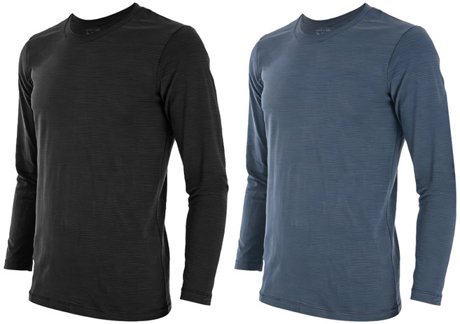 GIAT 吉亞特 男款 膠原蛋白蓄熱保暖衣 圓領 2件組 台灣製 8374756