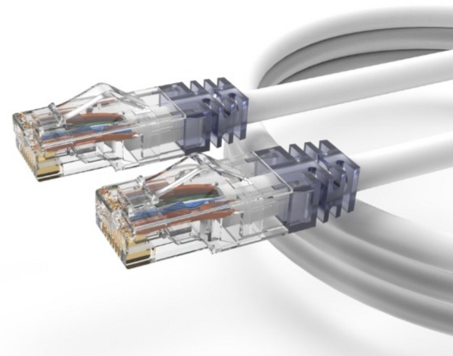 MYBESTFRIEND Panduit CAT6A 23AWG 訂製網路線, 白色, 1個, 2m