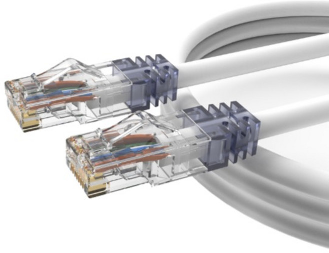 MYBESTFRIEND Panduit CAT.6A 23AWG 訂製網路線, 白色, 1個, 10m