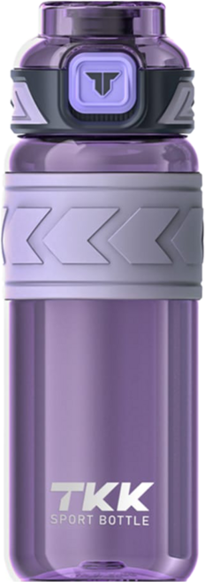 TKK 邁越運動水壺 Tritan, 耀石紫, 1個, 600ml
