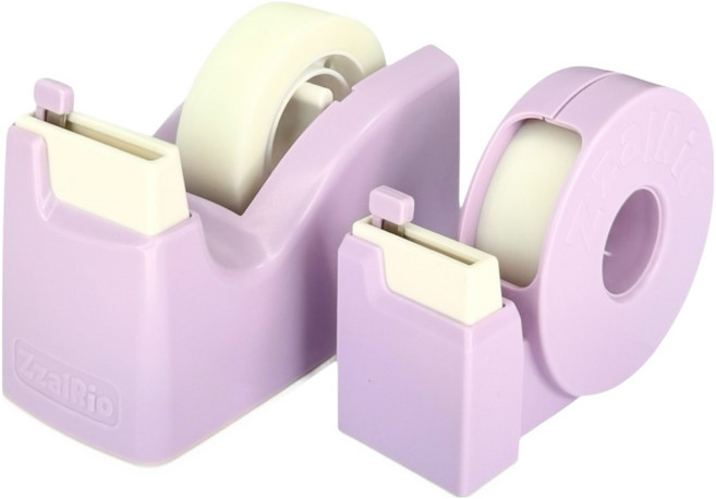 ZzalRio Home&School Light 兒童安全膠帶臺 New Mini + 便攜組合, 05 薰衣草紫, 1套