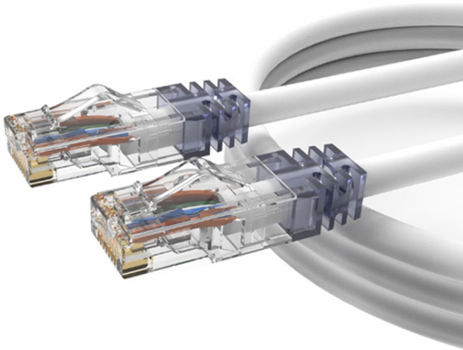 MYBESTFRIEND Panduit CAT6A 23AWG 訂製網路線, 白色, 1個, 1m