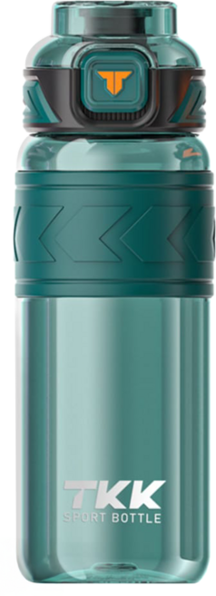 TKK 邁越運動水壺 Tritan, 高山綠, 1個, 600ml