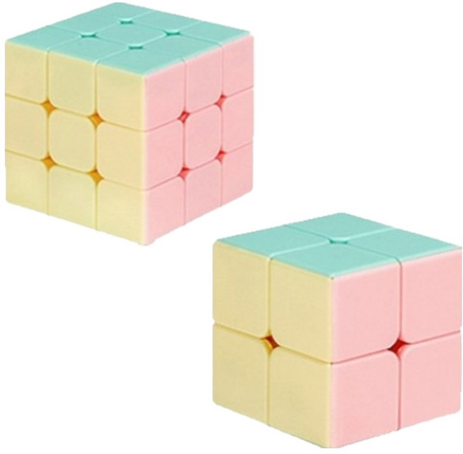 하이제이비 파스텔 큐브 2종 세트, 혼합색상, 1세트
