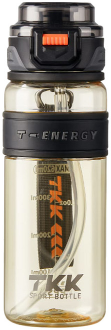TKK PPSU 超越隨手運動水壺, 火山黑, 1個, 800ml