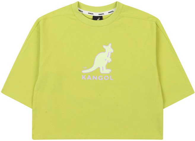 캉골키즈 아동용 스판 오버핏 빅 로고 3 4 슬리브티 PA 0701