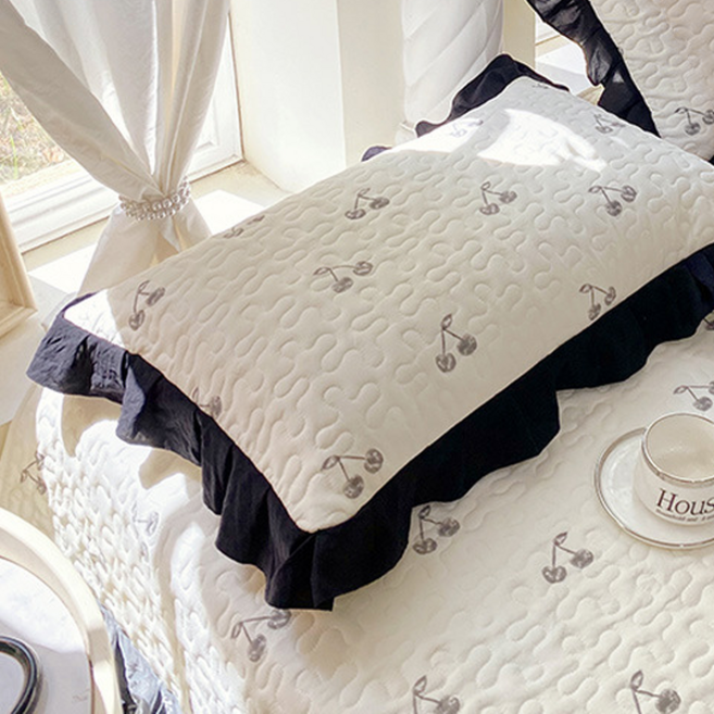 로이라이프 고요한 휴식을 위한 프릴형 베개커버