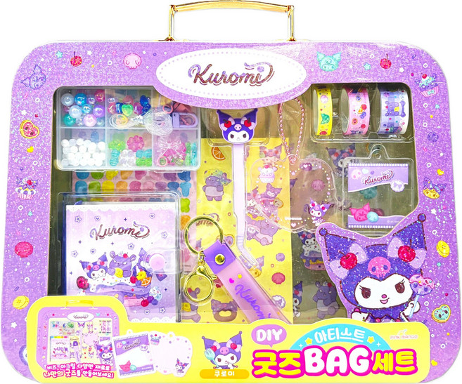 PINK MANGO 酷洛米 DIY 藝術家周邊商品袋組, 1套