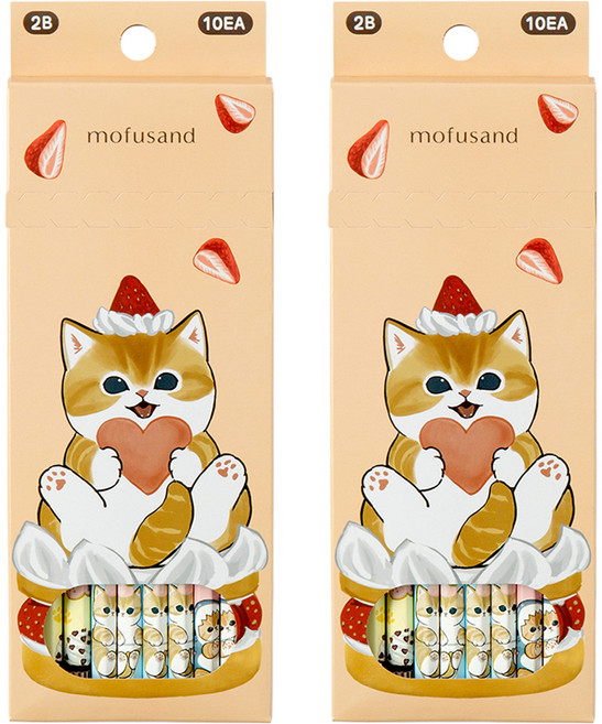 스튜디오에잇 모프샌드 연필 2B 10p 세트, 스위츠, 2세트