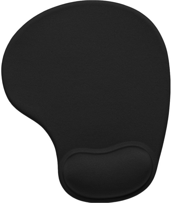 대한 실리콘 손목보호 마우스 패드, 블랙, 1개
