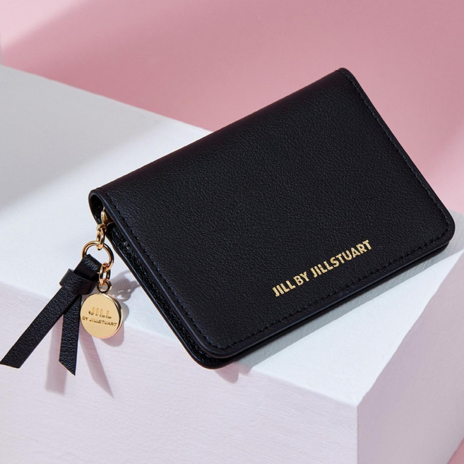 질바이질스튜어트 ACC BONNIE 동전 참장식 가죽 카드지갑