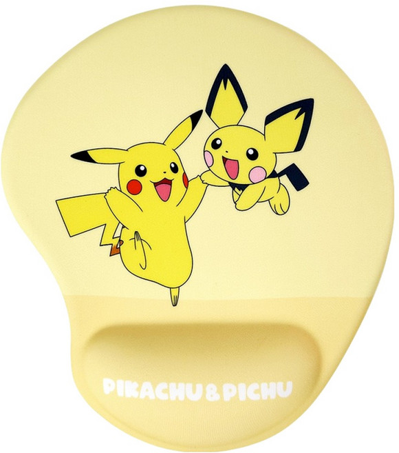 Fusion Fnc 寶可夢凝膠氣墊滑鼠墊, 皮卡丘 皮丘, 1個