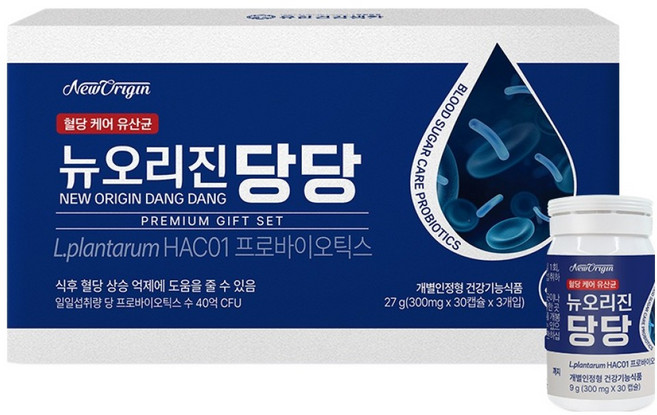 유한건강생활 뉴오리진 당당 혈당 케어 유산균