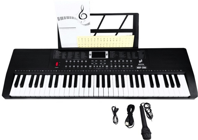 넥스틴 전자 피아노, NXP-200, 블랙, 1개