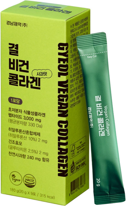 경남제약 결 비건 콜라겐, 9회분, 1개