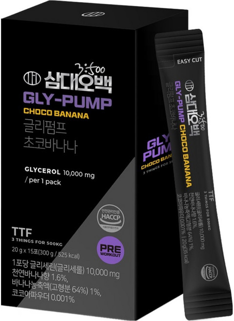 삼대오백 글리세롤 글리펌프 초코바나나 15p, 300g, 1개