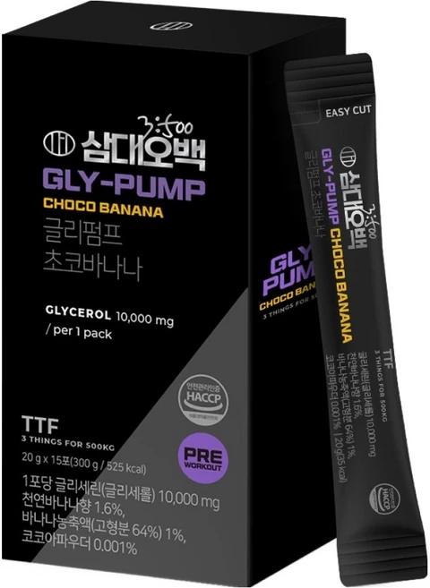 삼대오백 글리세롤 글리펌프 초코바나나 15p, 300g, 1개 - 쿠팡