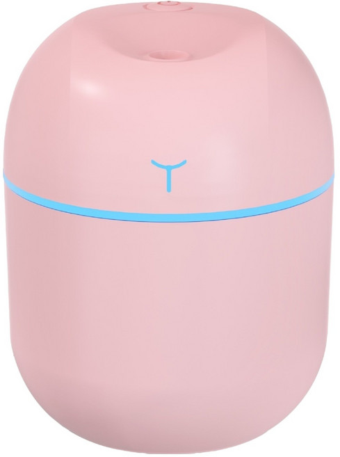 안이네 미니 차량용 가정용 가습기 220ml, 핑크, SD03