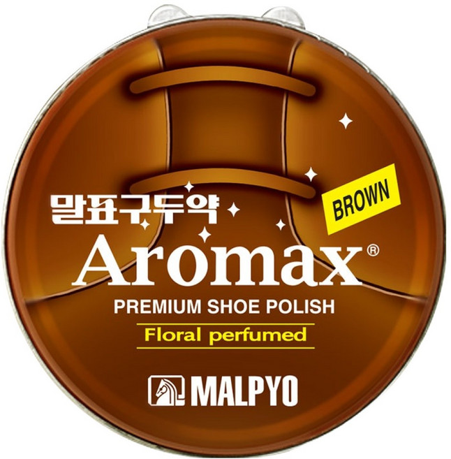 말표 아로맥스 캔 고체 구두약