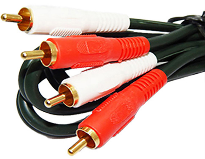 해밀전자 고급형 오디오 케이블 03번 3m, 혼합색상, 1개, 2RCA 수 - 2RCA 수