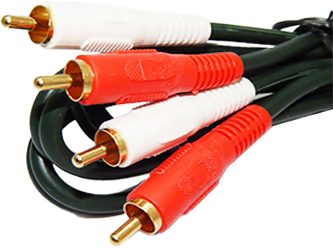 해밀전자 고급형 오디오 케이블 03번 10m, 혼합색상, 1개, 2RCA 수 - 2RCA 수
