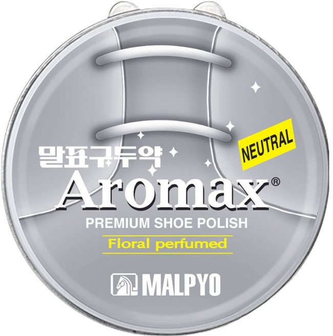 말표 아로맥스 캔 고체 구두약, 무색, 1개