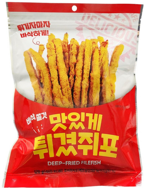 더먹다 맛있게 튀겼쥐포, 120g, 1개
