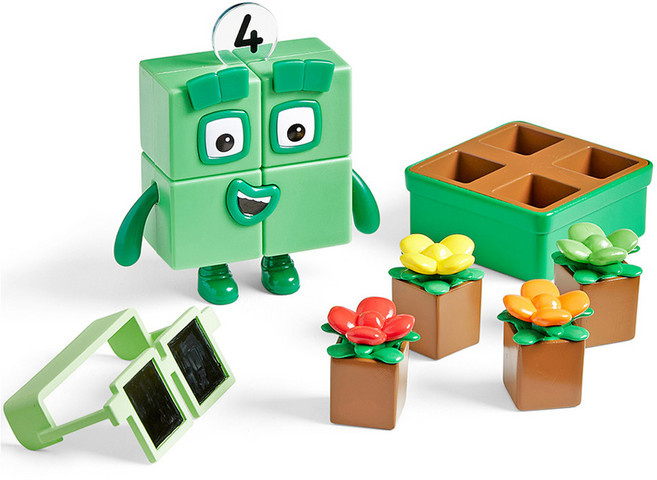 hand2mind Numberblocks 公仔 數字積木 四的花園 IN97584, 1個