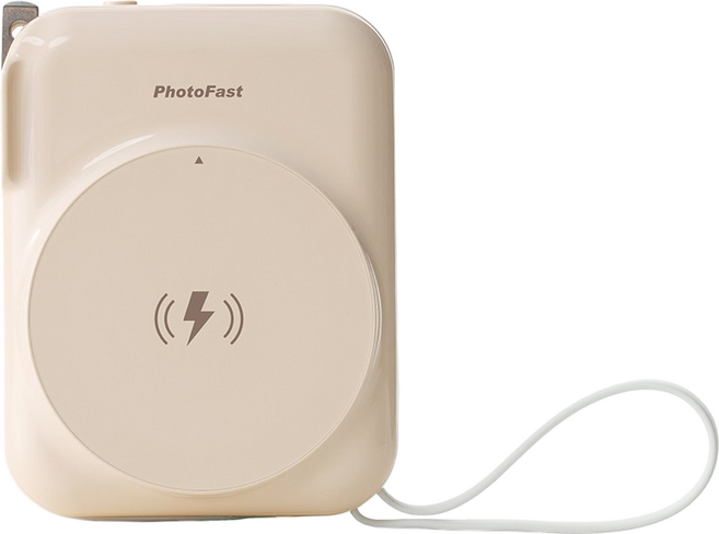 PhotoFast 銀箭資訊 AllDay充 多功能行動電源 Type-C, 奶茶色, MUTICHARGETHIRD